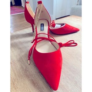 Nine West Adora Ankle Wrap Pumps